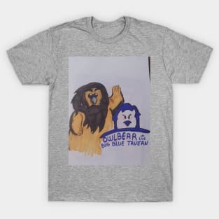 OwlBear in the Big Blue Tavern T-Shirt